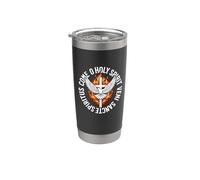 Ven Espíritu Santo Veni Sancte Spiritus Pentecostés Católico Vaso térmico de acero inoxidable de doble pared