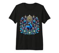 venado Azul Mandala Totem P.EYO.TE Camiseta Premium