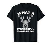 Venado Cazar Cazador - Animal Cuernos Ciervo Camiseta