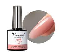 Venalisa - Esmalte de uñas de gel UV Builder Natural Color Nude Pink Smoke UV Gel Esmalte de uñas semipermanente para la reparación de manicura, set de manicura