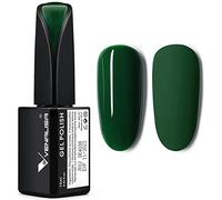 VENALISA Esmalte Semipermanente de Pintauñas de color verde oscuro 15ml Esmaltes de Uñas soak off Gel UV LED Kit de Esmaltes de Uñas en Gel Soak Pintauñas Semipermanentes Perfecto para Principiantes