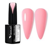 VENALISA Esmalte Semipermanente de Pintauñas Rosa 15ml Esmaltes de Uñas soak off Gel UV LED Kit de Esmaltes de Uñas en Gel Soak Pintauñas Semipermanentes Perfecto para Principiantes