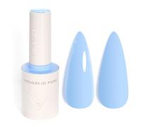 VENALISA Esmaltes Semipermanentes de Uñas en Gel Azul Claro Pintauñas Semipermanentes UV LED de Larga Duración Apto Para Principiantes Manicura 10ml