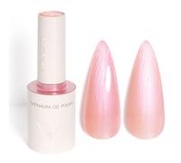 VENALISA Esmaltes Semipermanentes de Uñas en Gel Brillo Rosa Pintauñas Semipermanentes UV LED de Larga Duración Apto Para Principiantes Manicura 10ml
