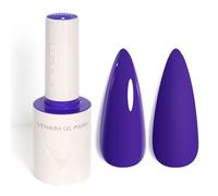 VENALISA Esmaltes Semipermanentes de Uñas en Gel Morado Profundo Deep Purple Pintauñas Semipermanentes UV LED de Larga Duración Apto Para Principiantes Manicura 10ml