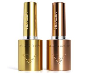 VENALISA Top Coat & Matte esmalte semipermanente base y top coat Gel Nail Polish Kit de Esmalte Uñas Arte 10ml