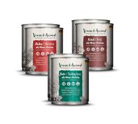 Venandi Animal - Pienso Premium para Gatos - PAQUEE DE Prueba I 2*Pollo, 2*Pato, 2*Ternera - Completamente Libre de Cereales - 6 x 8,00 g
