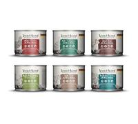 Venandi Animal Premium comida húmeda para gatos, paquete de prueba III, pollo, pavo, ternera, pollo + conejo, ternera, pavo, 6 x 200 g, sin cereales y natural, 1,2 kg