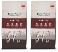VenandiAnimal Comida de Calidad para Gatos - Carne Vacuna, con Carne Fresca, Comida Seca, sin Cereales, 1 Paquete (1 x 1,5 kg) (Paquete de 2)