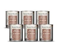 VenandiAnimal Comida de Calidad para Gatos - Ternera como monoproteína, Comida húmeda, sin Cereales y Natural, Paquete de 6 (6 x 800 g)