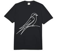 Vencejo Arte Lineal Ornitólogo Comfort Colors Adult Heavyweight T-Shirt