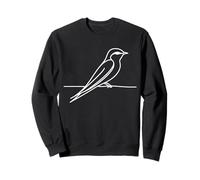Vencejo Arte Lineal Ornitólogo Sudadera