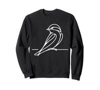 Vencejo Arte Lineal Ornitólogo Sudadera