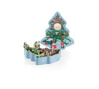 Venchi, Árbol de Navidad en Lata, 22 Bombones, Sin Gluten, 223 g | Bombones Surtidos Cream&Crunchy, Cremini y Nougatine, Colección Vintage Dream, Decoración e Idea de Regalo Navidad