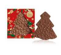 Venchi - Brutto&Buono, Tableta Artesanal de Chocolate con Leche con "Avellana Piemonte" en Forma de Pino, 200 Gr, Sin Gluten, Edición Limitada Colección Navidad, Idea de Regalo