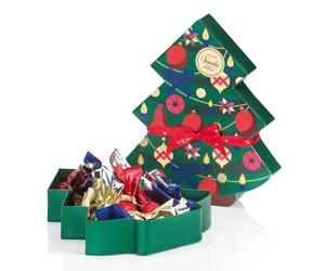 Venchi, Caja Árbol de Navidad, con Bombones Cometa Assortidos, Edición Limitada, 197 Gr, Sin Gluten, Sin Colorantes ni Conservantes, Idea de Regalo y Decoración Navideña