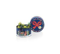 Venchi, Caja Regalo de Sombrero de Navidad Media en Lata, con Bombones Perla Assortidos, con "Avellana Piemonte" entera, Edición Limitada, 205 Gr, Sin Gluten, Idea de Regalo