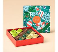 Venchi, Caja Regalo Navidad, 12 Gianduiotti, Sin Gluten, 112 g | Idea de Regalo Navidad con Gianduiotti Antica Ricetta, Extra Negro, Negro Relleno y Pistacho, Colección Vintage Dream