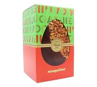 Venchi - Colección de Pascua - Huevo de Chocolate Nougatine, 570 g - Con Sorpresa - Idea de Regalo - Sin Gluten - Vegano