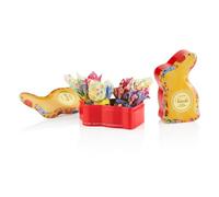Venchi - Colección de Pascua - Lata de Regalo Amarilla en Forma de Conejo con Surtido de Minihuevos de Chocolate, 66 g - Idea de Regalo - Sin Gluten