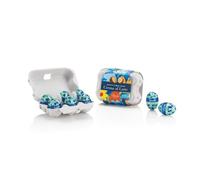 Venchi - Estuche pequeño con 6 Huevitos de Chocolate con Leche, 65 Gr, Rellenos de Crema Gianduia Blanca, Sin Gluten, Colección de Primavera Venchi, Idea de Regalo