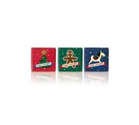 Venchi, Granblend de Navidad Leche & Amargos, 1 Kg de Bombones de Leche y Extra Amargo al 75%, Edición Limitada, Sin Gluten, Marcador de Mesa Navideño, Idea de Regalo