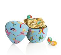 Venchi - Hucha de Lata con 9 Huevitos de Chocolate, 100 Gr, Crema de Leche y "Avellana Piamonte", Sin Gluten, Colección de Primavera Venchi, Idea de Regalo