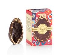 Venchi - Huevo de Chocolate Mignon, 70% Sabor Gourmet Extra Oscuro con "Avellana Piamonte", 70 gr, Sin Gluten, Vegano, Sin Sorpresa, Colección Pascua, Idea de Regalo