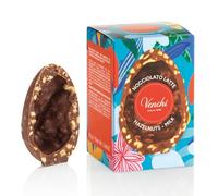Venchi - Huevo de Chocolate Mignon con Leche y Avellanas, 70 Gr, con Granillo Grueso de "Avellana Piamonte", Sin Gluten, Colección de Pascua Venchi, Idea de Regalo