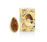 Venchi - Huevo Gran Gourmet Chocolate Blanco Salado - Con Pistachos, Almendras y Avellanas del Piamonte IGP, 500 g - Con Sorpresa - Idea de Regalo - Sin Gluten
