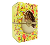Venchi - Huevo Gran Gourmet Chocolate Blanco Salado - Con Pistachos, Almendras y Avellanas del Piamonte IGP, 500 g - Con Sorpresa - Idea de Regalo - Sin Gluten