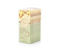 Venchi - Kit de 6 Tabletas de Chocolate Blanco Salado con "Avellana Piamonte" Entera, Almendras y Pistachos Enteros, 570 g, Sin Gluten, Sin Colorantes y Sin Conservantes