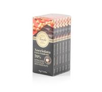 Venchi - Kit de 6 Tabletas Nocciolata Negras 70%, 600 g, con “Avellana Piamonte IGP” Entera, Vegano, Sin Gluten, Sin Colorantes y Sin Conservantes