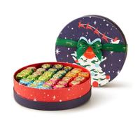 Venchi, Maxi Sombrerera Navidad, 60 Chocoviar Surtidos, 1,2 kg | Caja Regalo con Chocoviar Surtidos, Sin Gluten, Colección Vintage Dream, Idea de Regalo Navidad, para Compartir