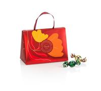 Venchi - Mini Bolsa de Regalo de Otoño con Surtido de Bombones Perla, Chocolate Extra Negro y con Leche y Gianduia, 150 Gr, Sin Gluten, Sin Colorantes ni Conservantes, Idea de Regalo