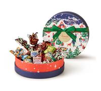 Venchi, Sombrerera Pequeña Navidad, 13 Bombones, Sin Gluten, 175 g | Caja Regalo con Chocoviar, Cremini y Cream&Crunchy, Colección Vintage Dream, Edición Limitada, Idea de Regalo