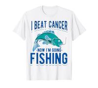 Vencí al cáncer Ahora voy a Pescar Camiseta
