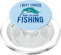 Vencí al cáncer Ahora voy a Pescar PopSockets PopGrip para MagSafe