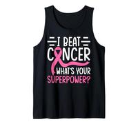 Vencí al cáncer ¿Cuál es tu Superpoder? Camiseta sin Mangas