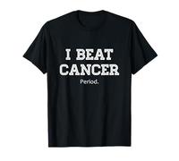 Vencí al cáncer. Punto. Divertido sobreviviente de cáncer Camiseta