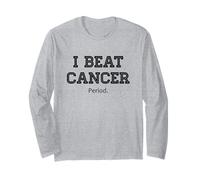 Vencí al cáncer. Punto. Divertido sobreviviente de cáncer Manga Larga