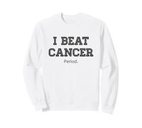 Vencí al cáncer. Punto. Divertido sobreviviente de cáncer Sudadera