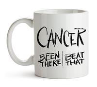 Vencí Al Cáncer Tazas De Cerámica Divertido Tazas De Desayuno Elegante Mug Para Cappuccino Espresso Oficina 330Ml