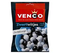 Venco Zwartwitjes Regaliz Candy Blanco y Blanco - 285g