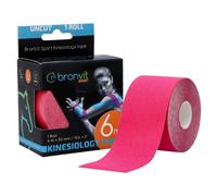 Venda adhesiva BronVit Sport Kinesio Tape classic 5 cm x 6m Color: rosa