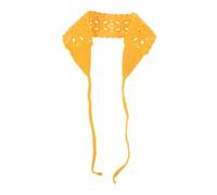 Venda cintas de accesorios lindas diademas pañuelo accesorio para la cabeza diadema ancha decoración extraíble diadema de flores diademas anchas para mujer Algodón de punto Yellow FOMIYES