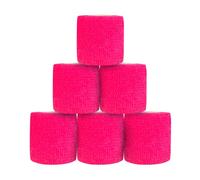Venda Cohesiva Autoadhesiva 5 cm x 4,5 m | Banda Venda Cinta Vendaje Adhesiva Deportiva Elástica Tape Crossfit Dedos (6 Rollos, Rosa)
