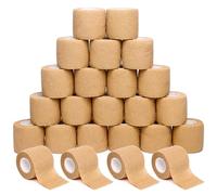 Venda cohesiva de 5 cm x 4.5 m, vendas autoadhesiva para esguinces e hinchazón, Suministros Médicos de Primeros Auxilios para Protección Deportiva (Beige-24)