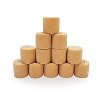 Venda Cohesiva de 5 cm x 4.5 m, Vendas Autoadhesivas para Esguinces e Hinchazón, Suministros Médicos de Primeros Auxilios para Protección Deportiva (Beige)