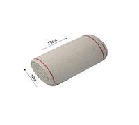 Venda Elástica de Crepe Sin Látex Para Soporte, Fijación y Reposo, Bordes Tejidos (SUACREPE 70 gr/m2, 15cmX10m)